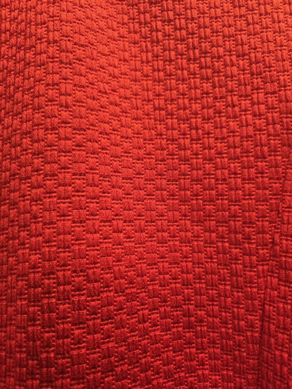 Talbots Red Textured Double-Breasted Pea Coat - Picture 6 of 10
